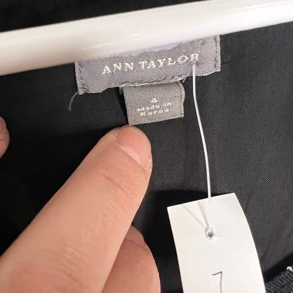 215. Ann Taylor Black & White Dress 4 - Picture 2 of 6